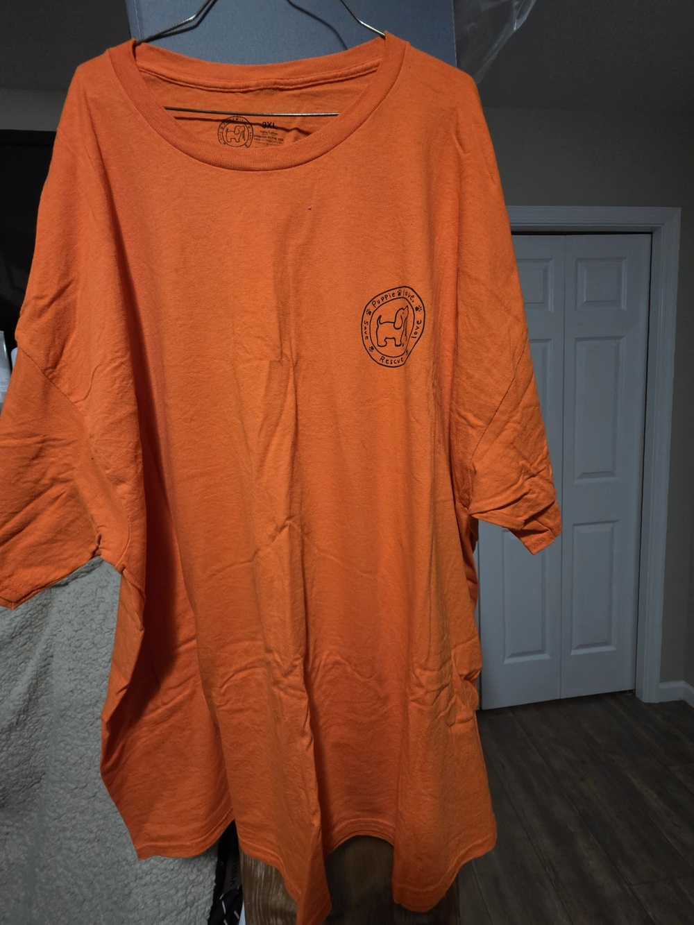 Women's Short Sleeve Tee in Bright Orange